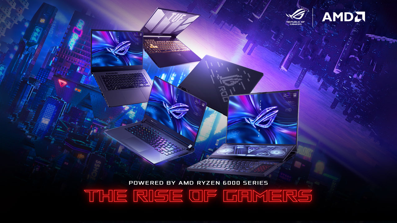 ASUS ROG Launches Ryzen 6000 Powered Gaming Laptops