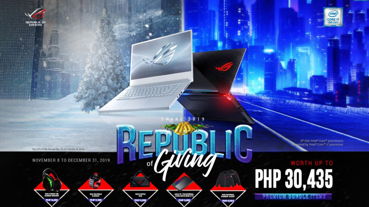 Get a Chance to Win Limited Edition ASUS ROG Gears with Share 2019 Promo