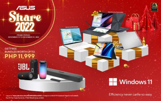 ASUS and ROG Details Share 2022 Holiday Promo