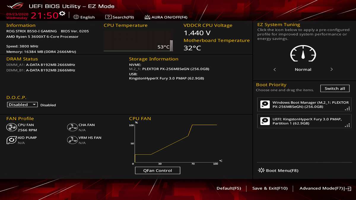 ASUS ROG Strix B550 I Gaming BIOS 1