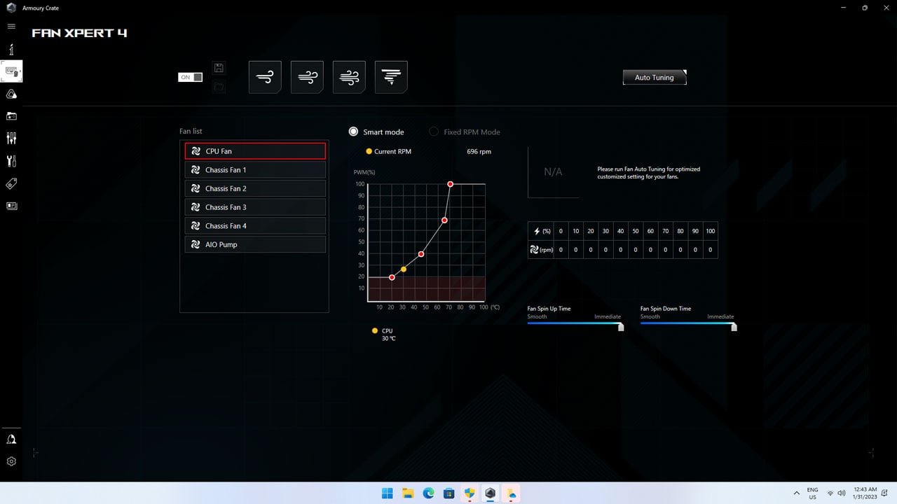 ASUS ROG Strix B760F Gaming WI Fi Software 3