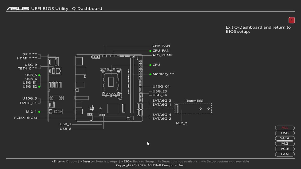 ASUS ROG Strix B860 I Gaming WiFi UEFI 1