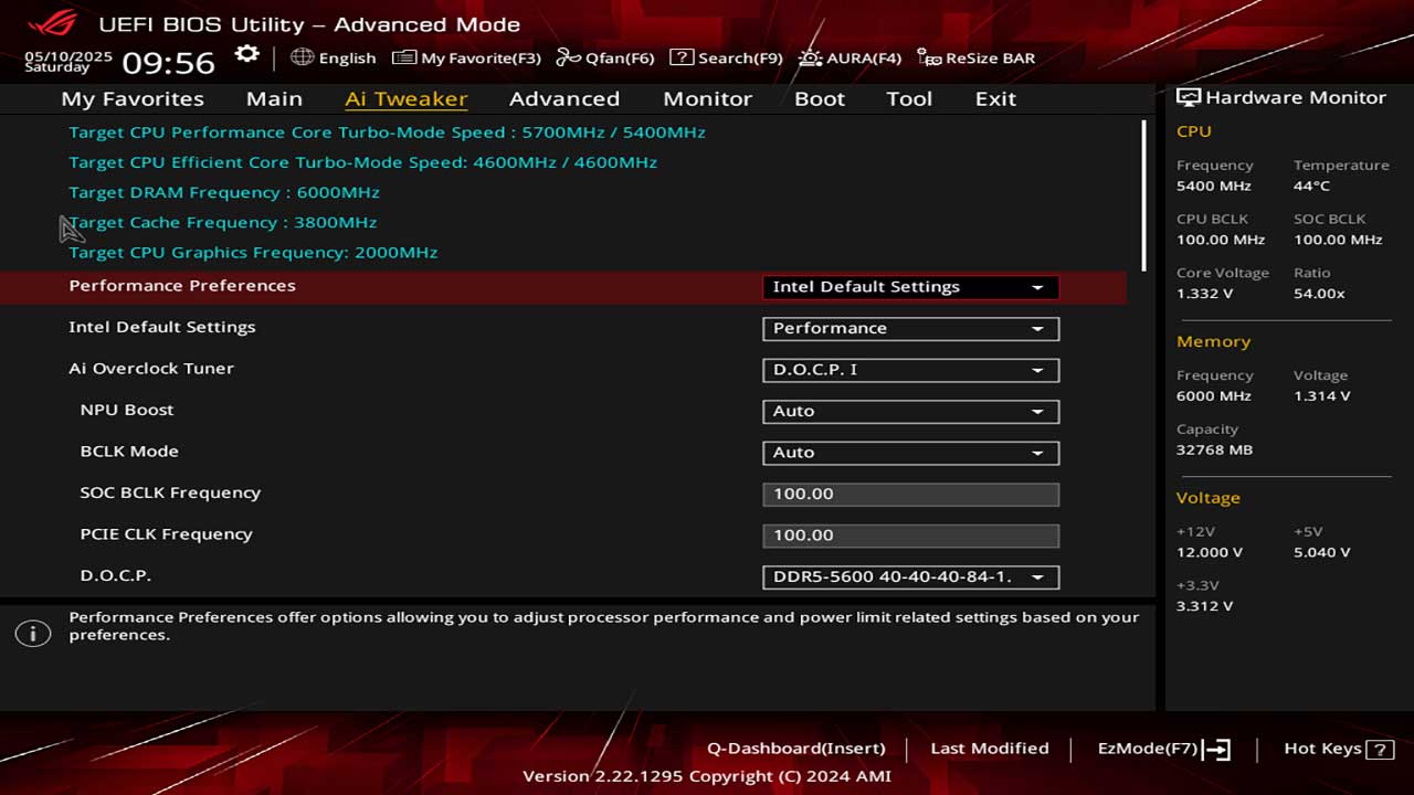 ASUS ROG Strix B860 I Gaming WiFi UEFI 3