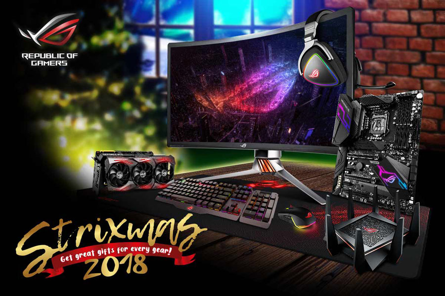 ASUS Republic of Gamers launches Strixmas 2018