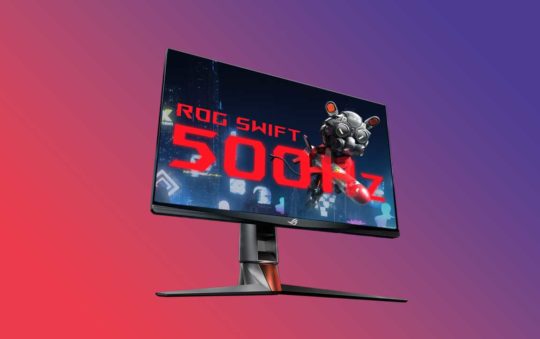 ASUS Announces ROG Swift 500Hz Gaming Monitor
