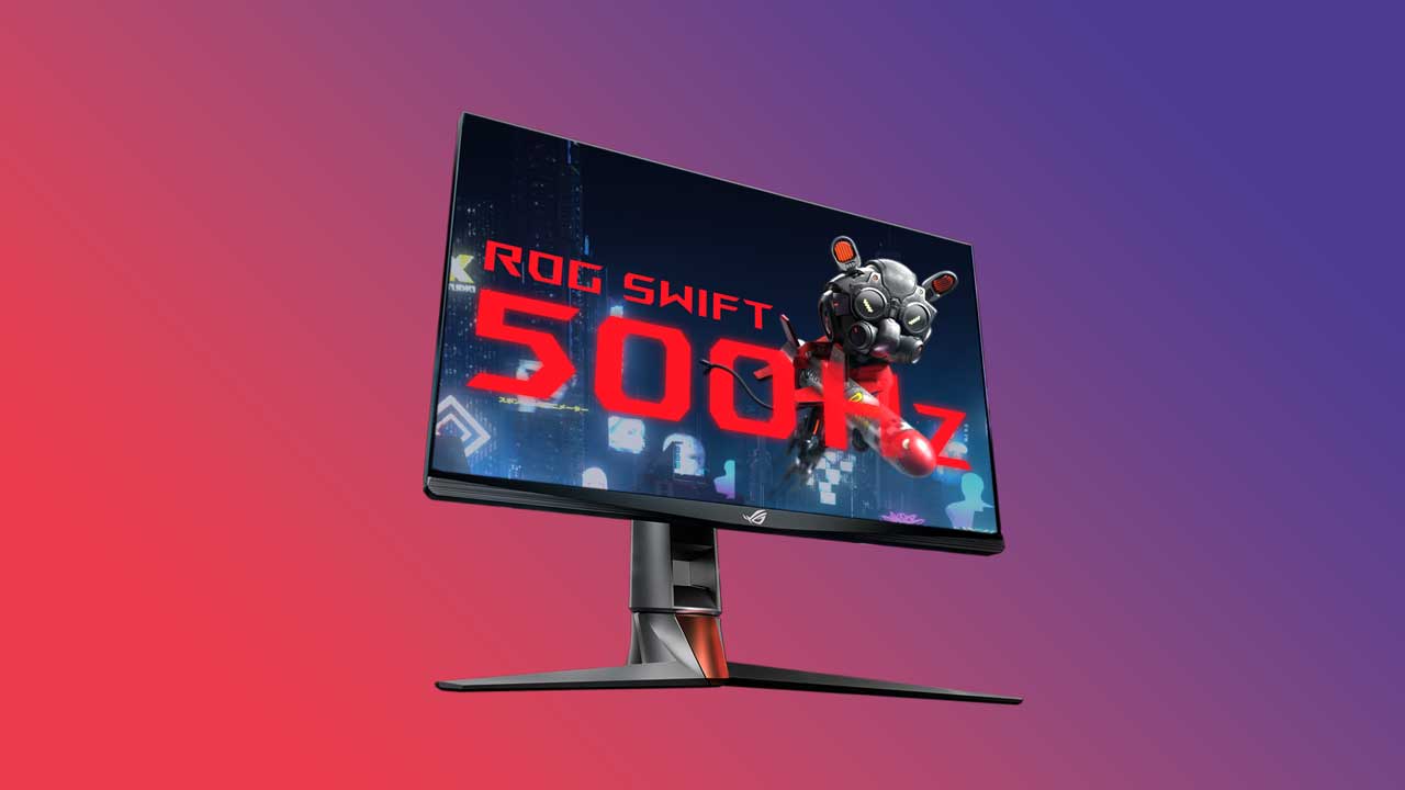 ASUS Announces ROG Swift 500Hz Gaming Monitor