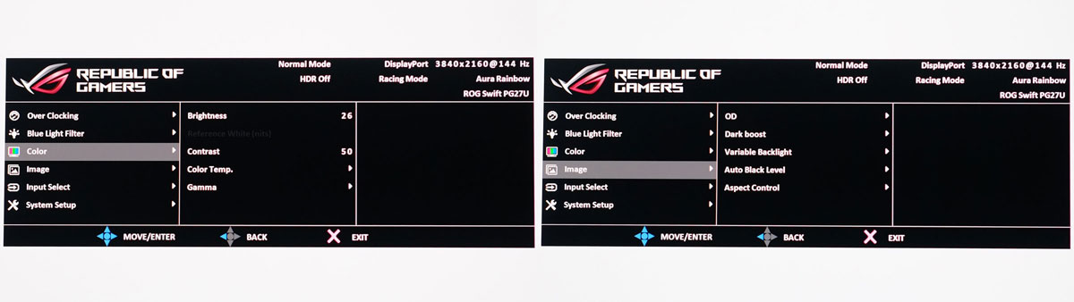 ASUS ROG Swift PG27UQ OSD (2)