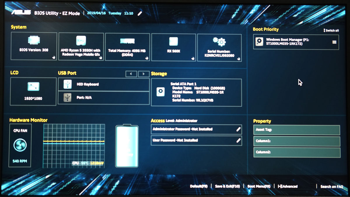 ASUS TUF Gaming FX505DY UEFI BIOS (2)