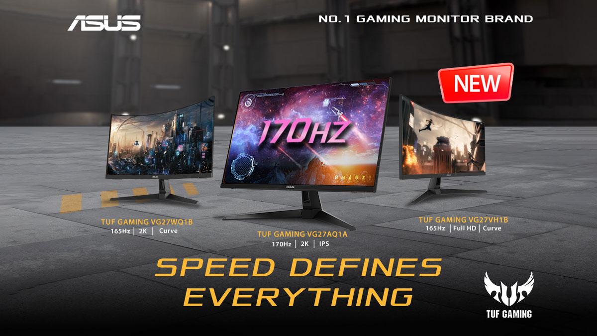 ASUS Announces Three New TUF Gaming Monitor Models