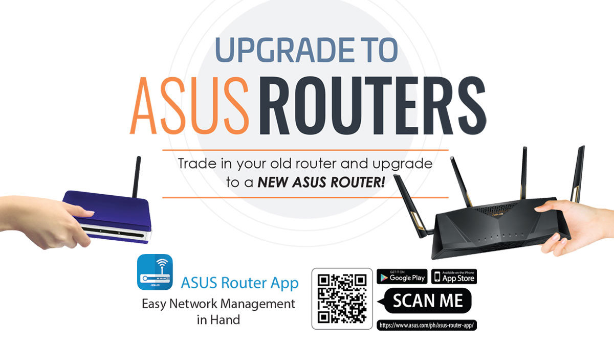 Trade up your Old Router with ASUS Routers Promo 2019