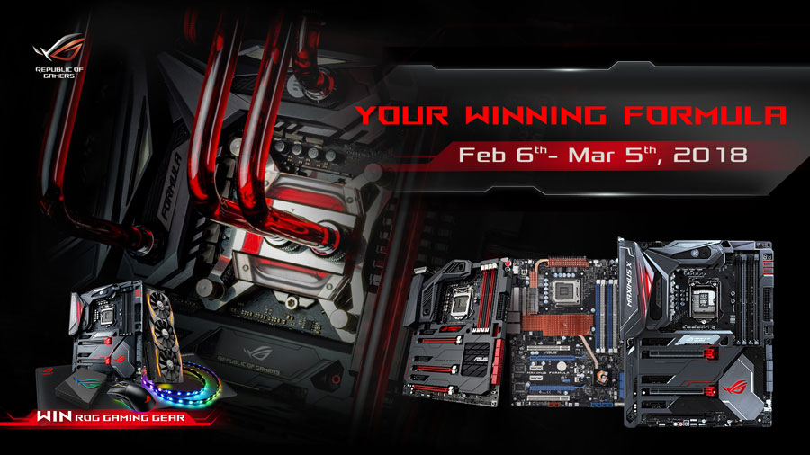 ASUS ROG Announces Your Winning Formula Campaign