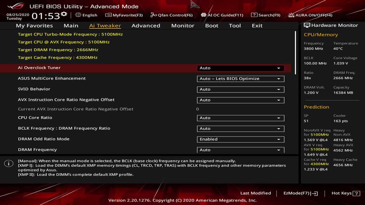 ASUS Z490 I Gaming BIOS UEFI 2