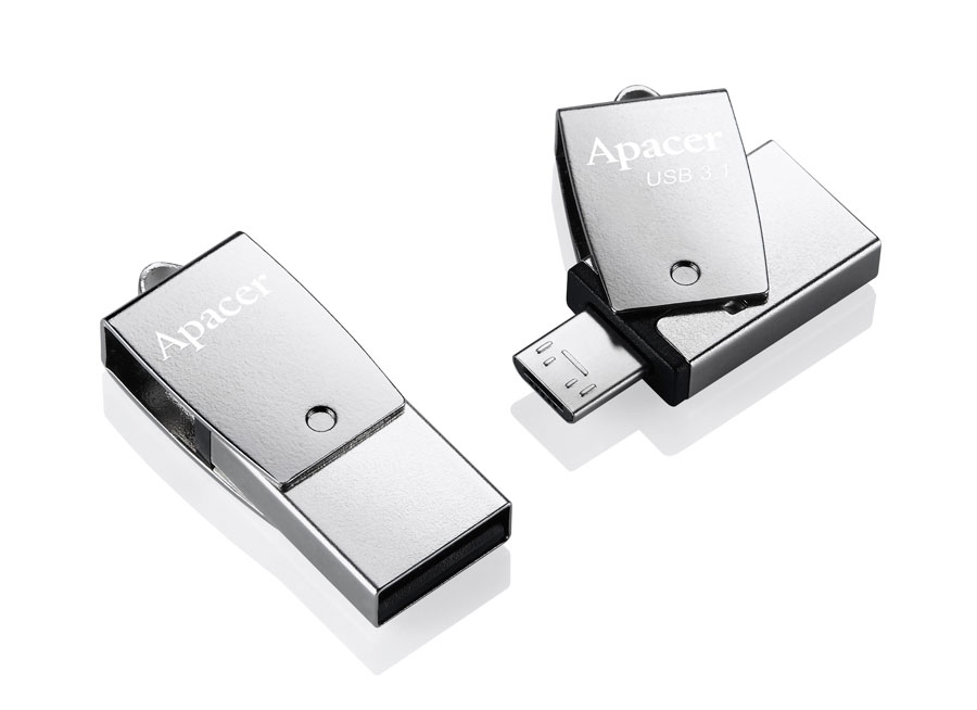 Apacer Introduces AH730 and AH750 Dual Interface OTG Flash Drives