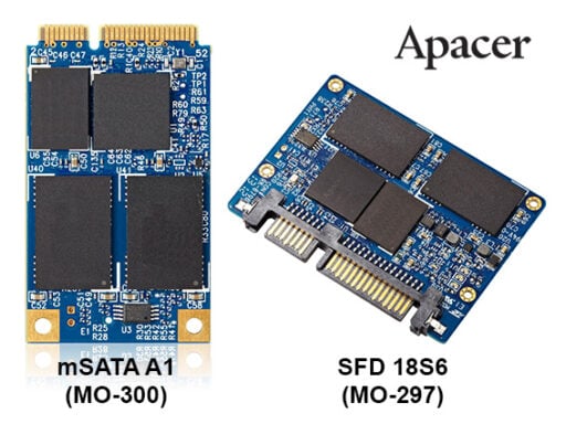 Apacer SFD 18S6 and mSATA A1 PR