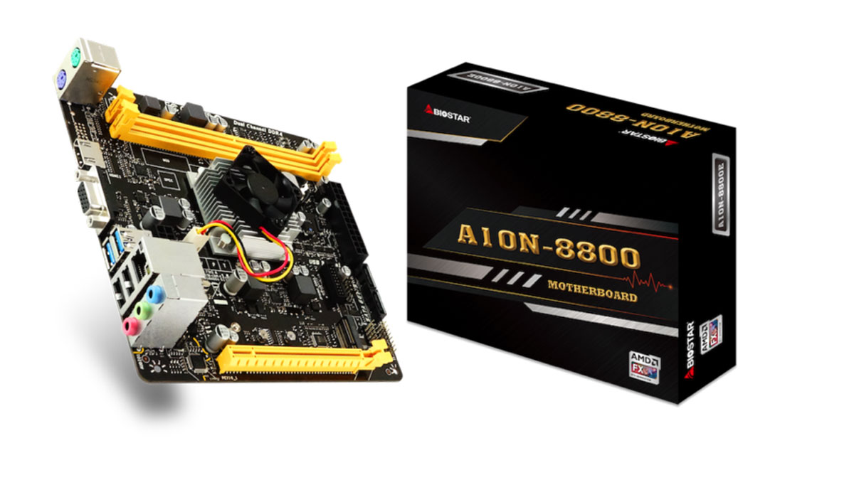 BIOSTAR Launches A10N-8800E Motherboard with Radeon R7 Graphics