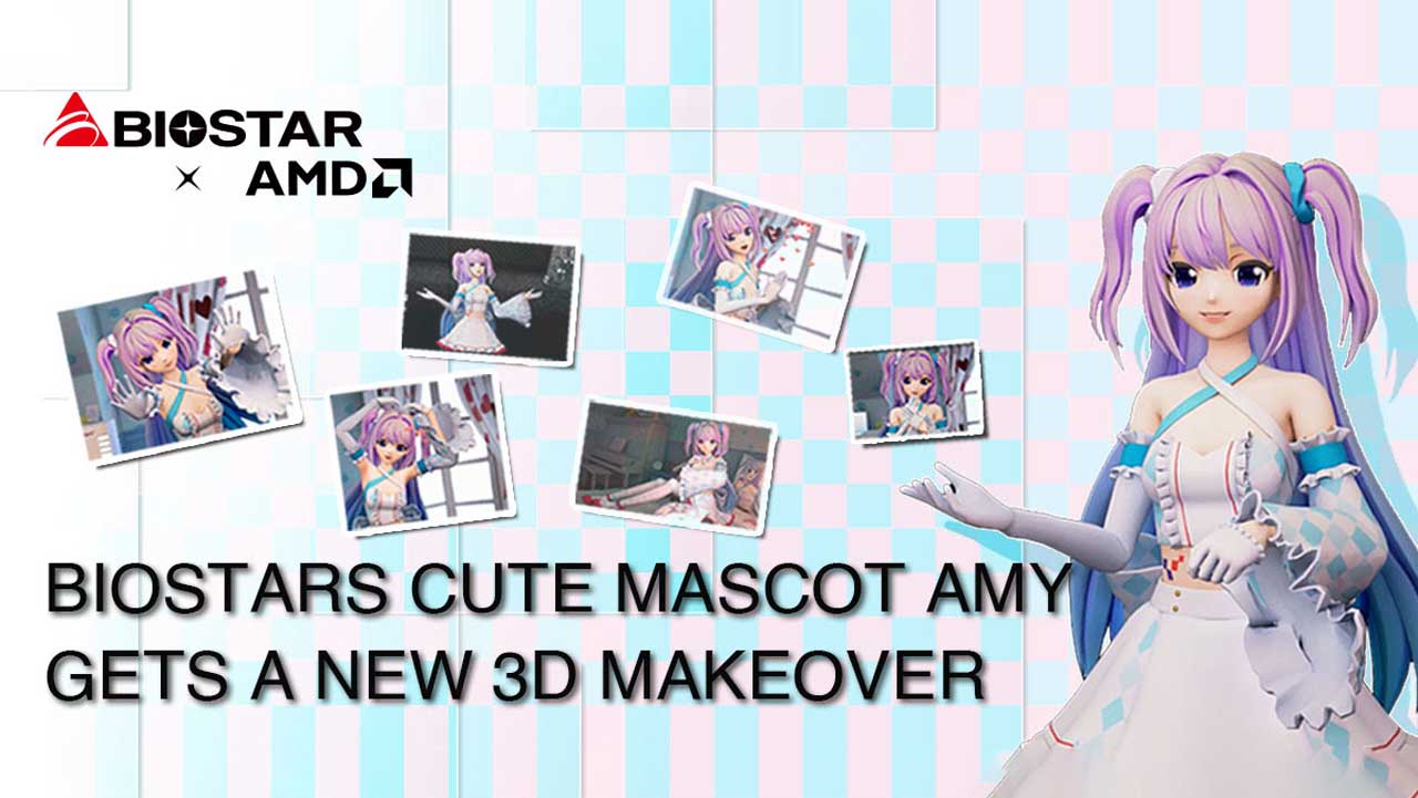 BIOSTAR Revamps Mascot, Intros Amy 3D