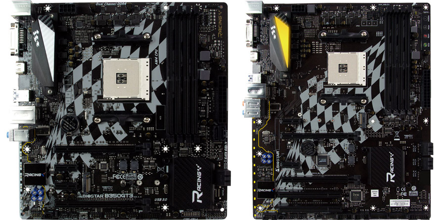 BIOSTAR Announces AMD B350 RACING Series Lineup