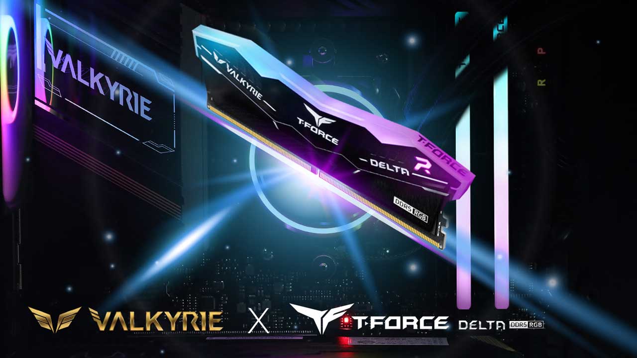 BIOSTAR x TEAMGROUP Releases T-FORCE DELTA RGB DDR5 VALKYRIE Edition Memory