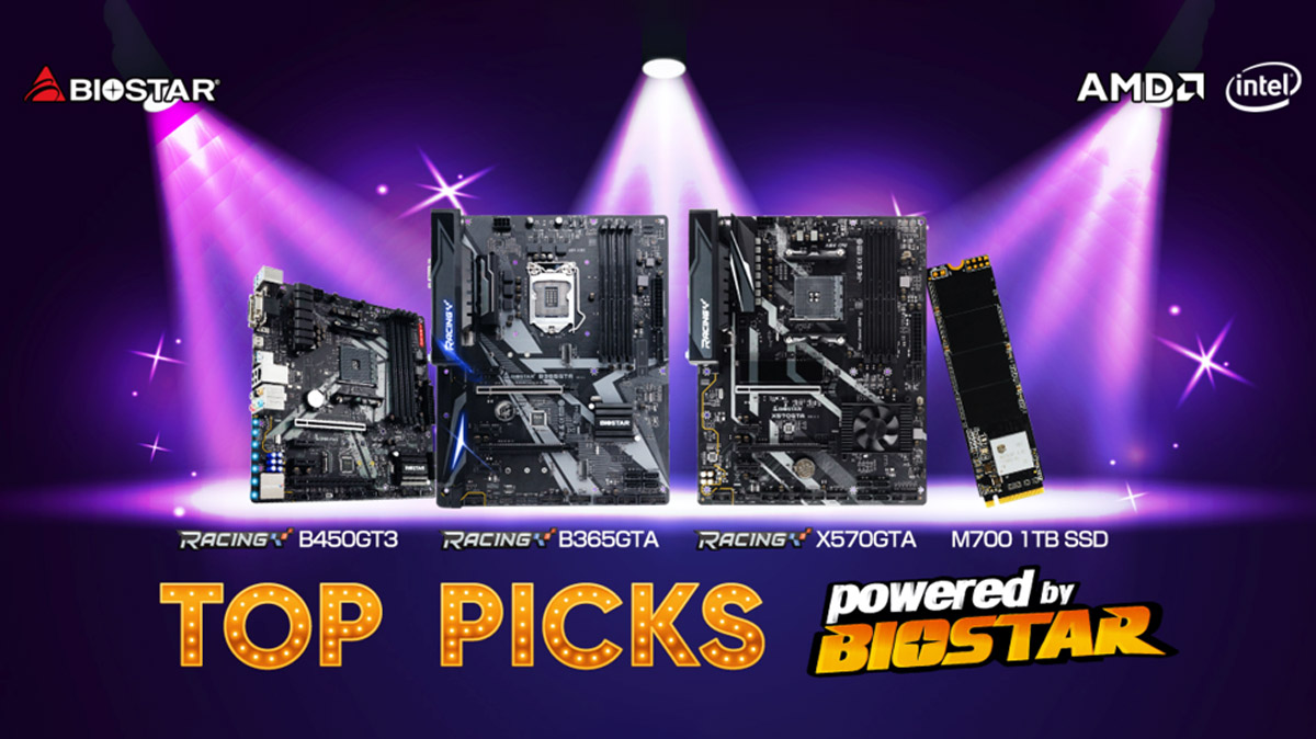 BIOSTAR Introduces 4 Top Picks for Your New PC Build In 2020