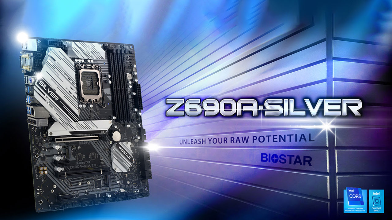 BIOSTAR Unveils Z690A-SILVER Motherboard
