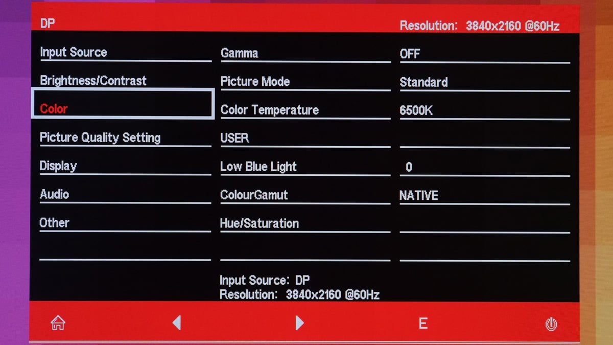 Bezel 27HX280 OSD 3