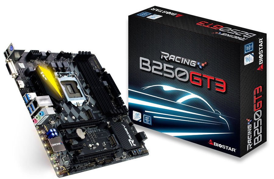 BIOSTAR Announces The B250 Racing Series Motherboards