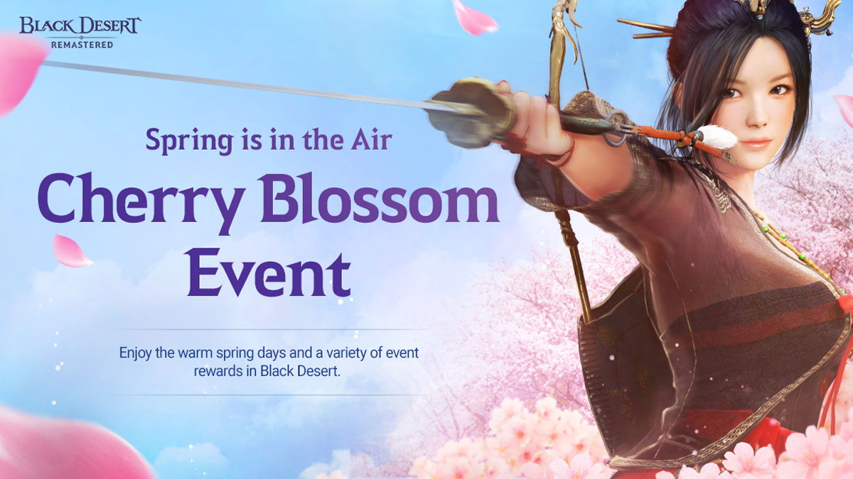 Cherry Blossom Event 2020 Arrives in Black Desert SEA