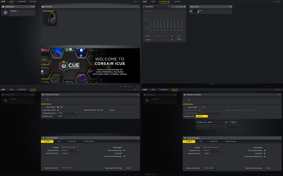 Corsair HS70 SE Wireless CUE