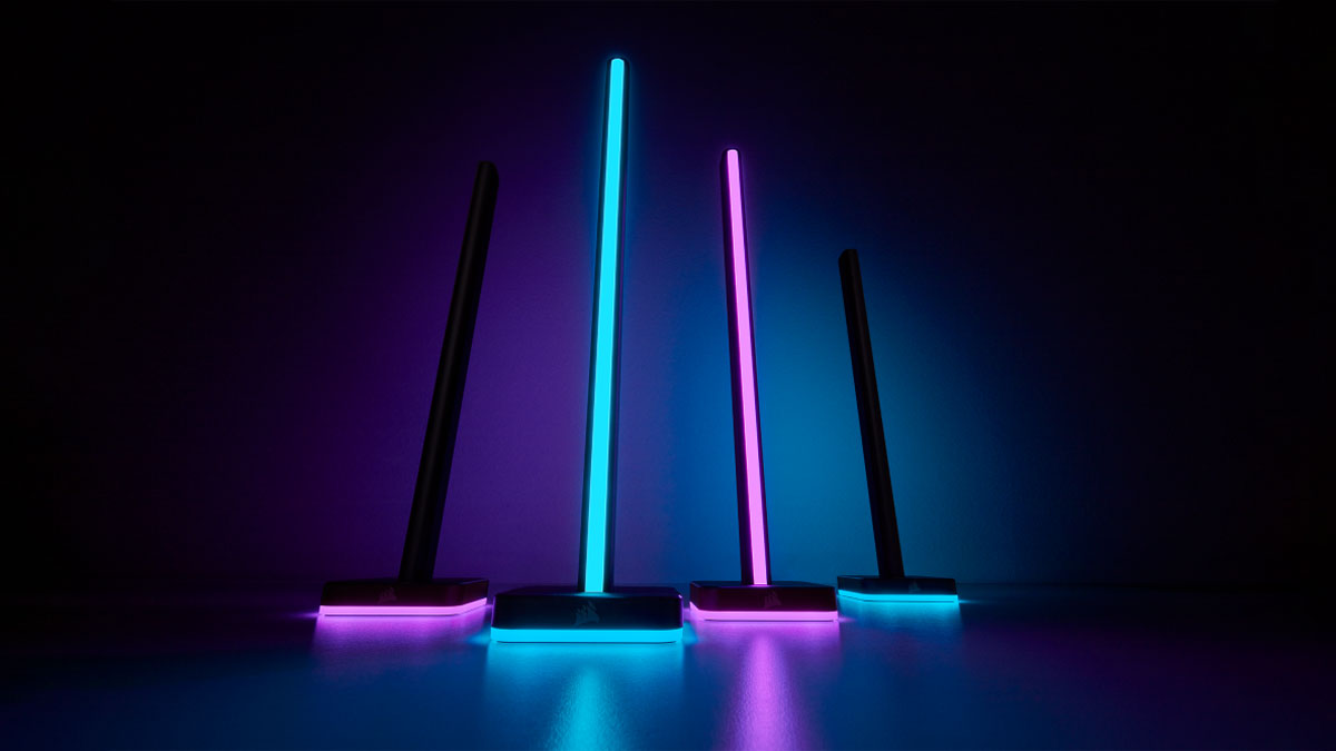 CORSAIR Launches iCUE LT100 RGB Smart Lighting Towers