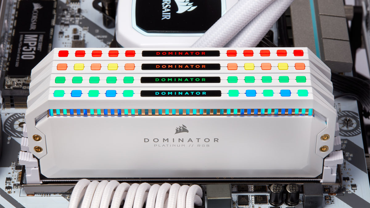 CORSAIR Adds White DOMINATOR PLATINUM RGB Premium to the Line-up