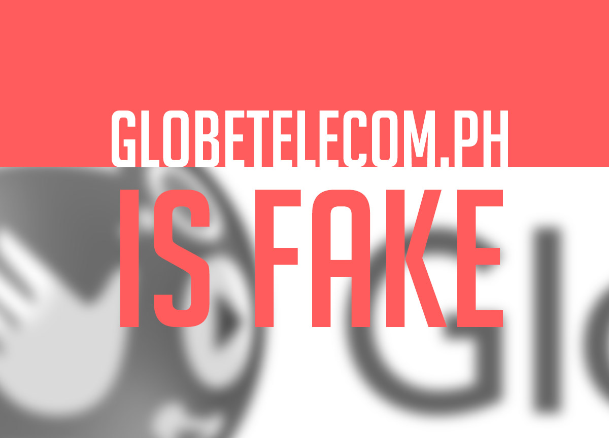 Globe Warns The Public About Fake Website