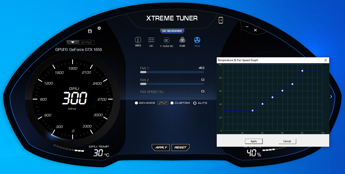 GALAX GTX 1650 EX OC Software 3