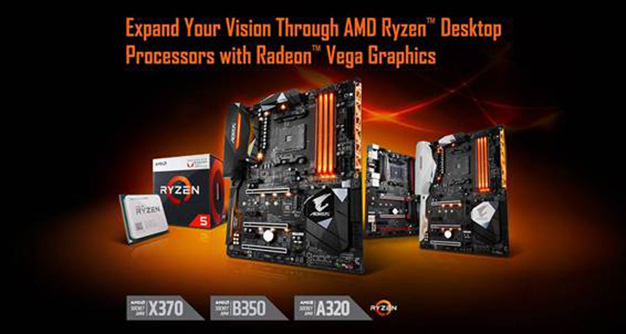 GIGABYTE Adds Support For AMD Ryzen with Radeon Vega Graphics