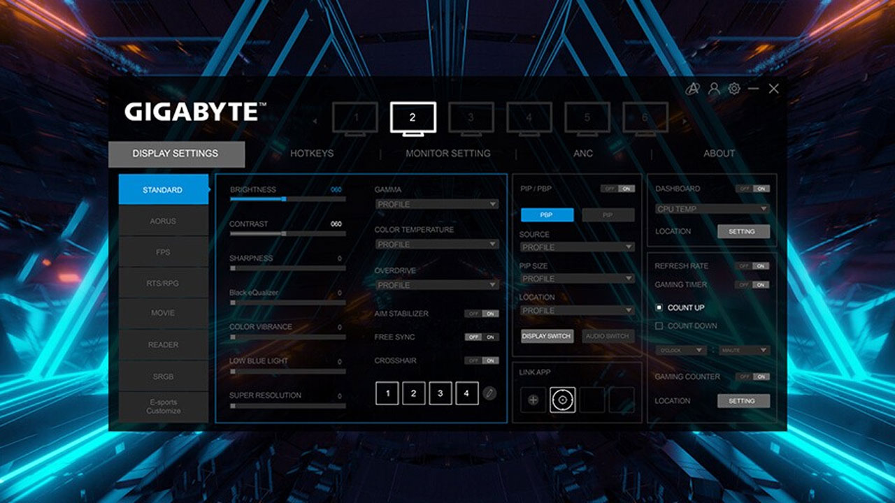 GIGABYTE GS27FA Monitor OSD 4