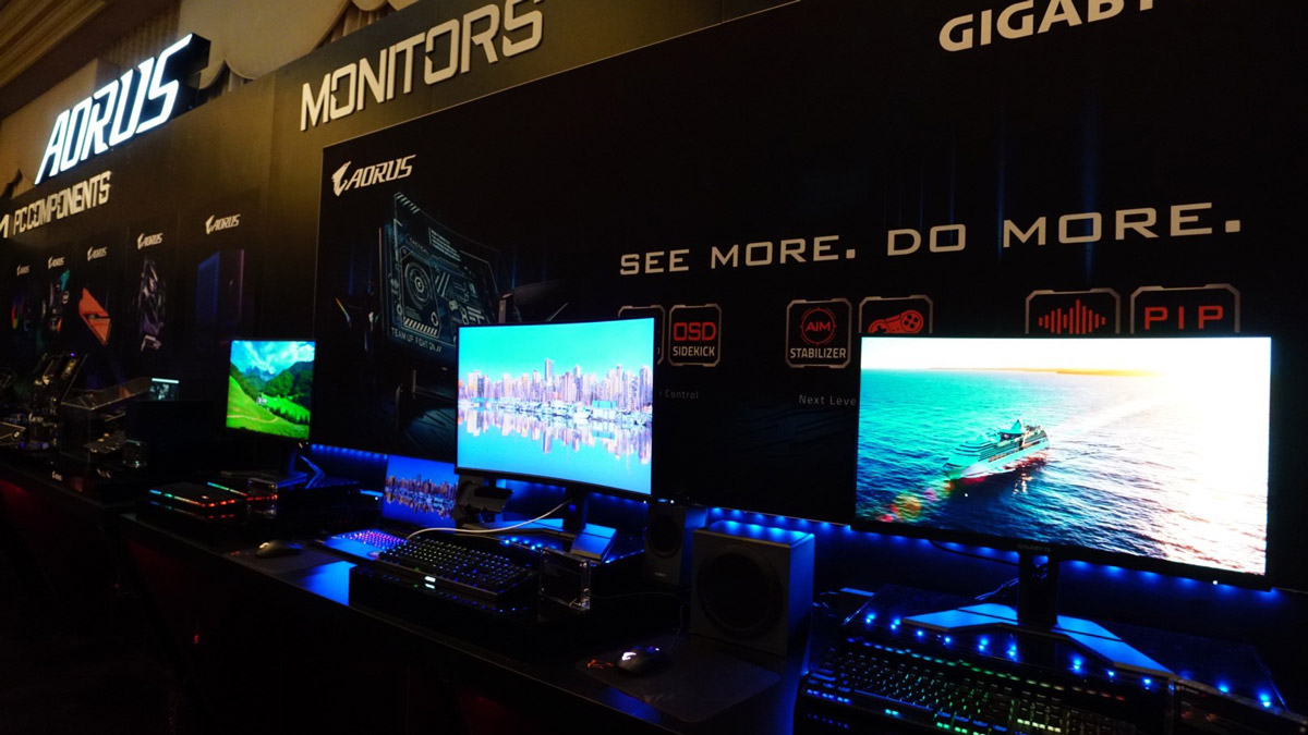 GIGABYTE Monitor CES 2020 PR 1