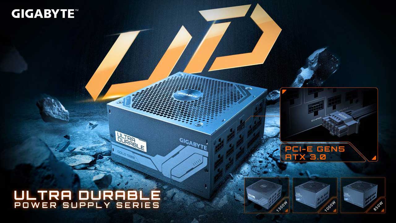 GIGABYTE Launches UD1300GM PCIe 5.0 PSU