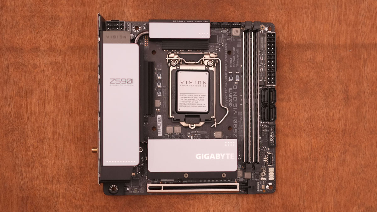 GIGABYTE Z590I Vision D 2