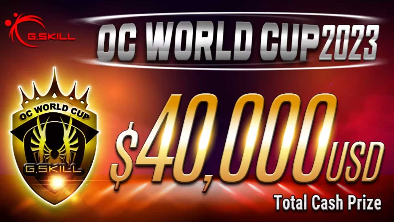 G.SKILL Announces OC World Cup 2023 with $40K USD Prize Pool