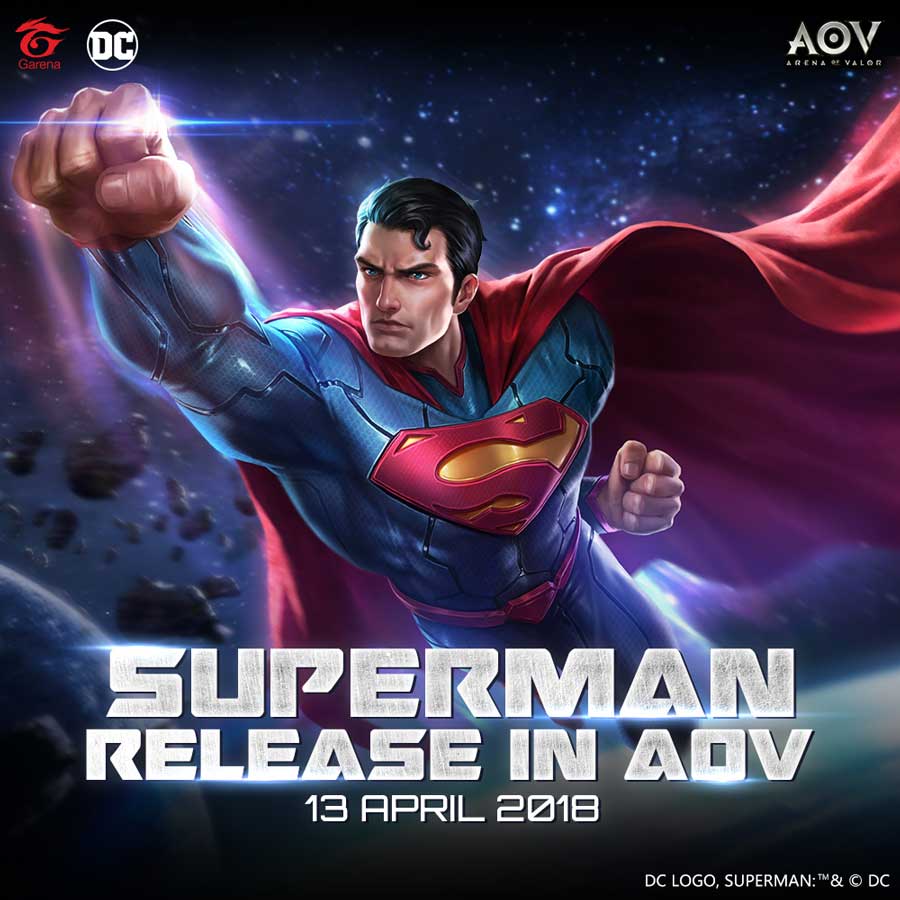 Garena AOV: Superman Lands on the Valiant Server