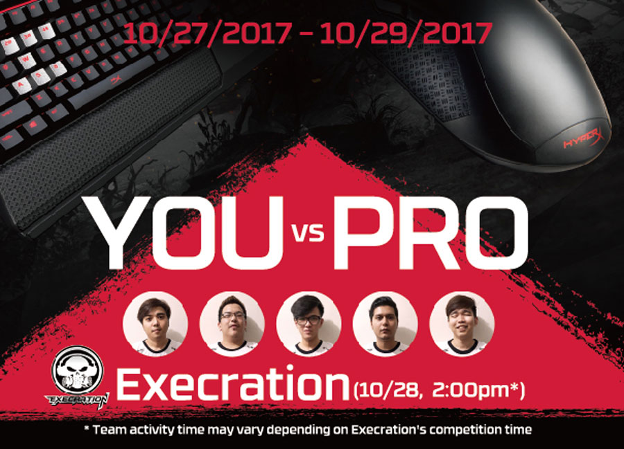 HyperX Joins ESGS 2017 with Team Execration