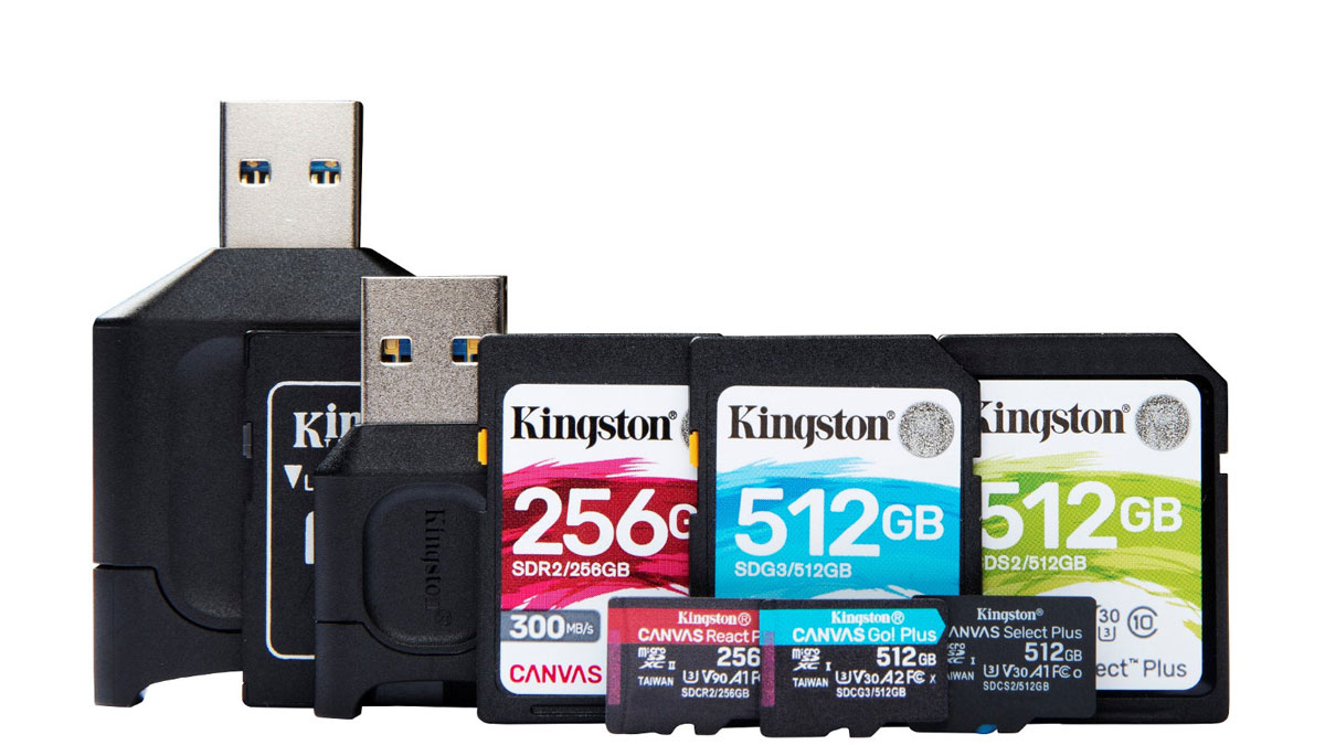 Kingston Refreshes Canvas Series Cards and MobileLite Plus Readers