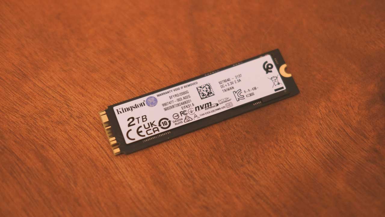 Kingston FURY Renegade 2TB NVMe SSD Rear