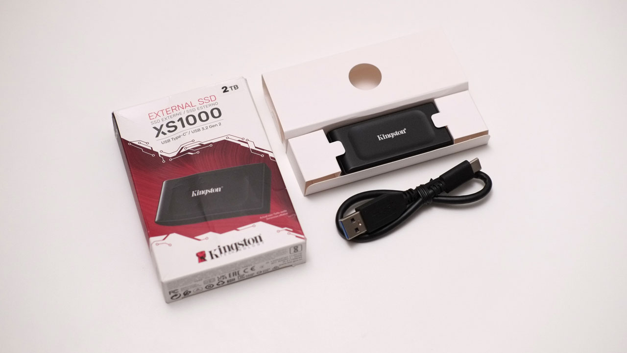 1 To – 2 To SSD externe – Kingston XS1000 