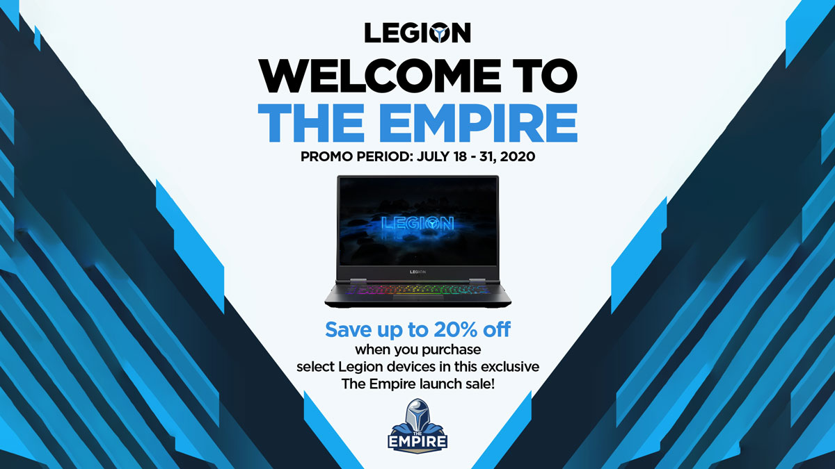 Lenovo Legion Welcomes Gamers to join ‘The Empire’