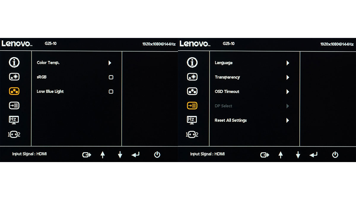 Lenovo G25 10 OSD 2