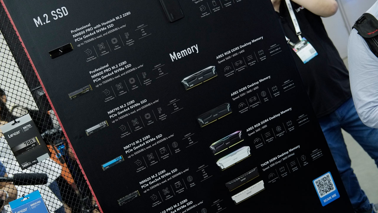 Lexar ARES DDR5 Memory COMPUTEX 2023 2