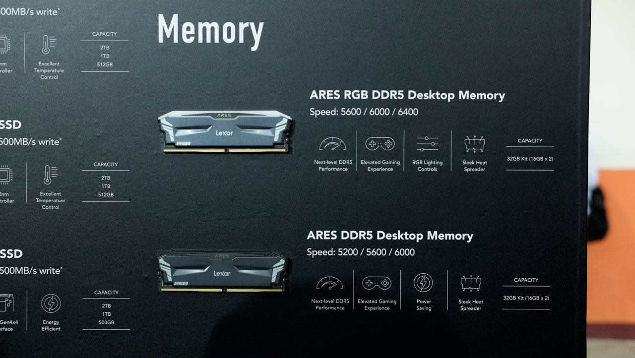 Lexar ARES DDR5 Memory COMPUTEX 2023 4