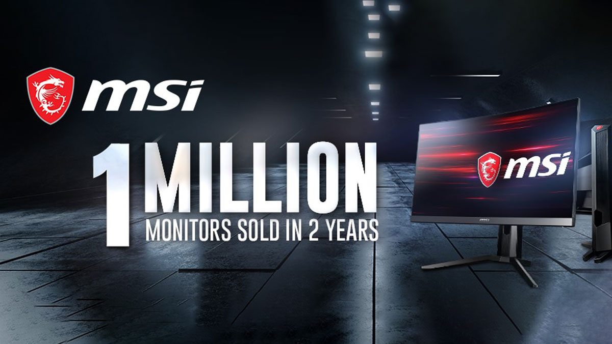 MSI Celebrates its 1 Millionth Gaming Monitor Milestone