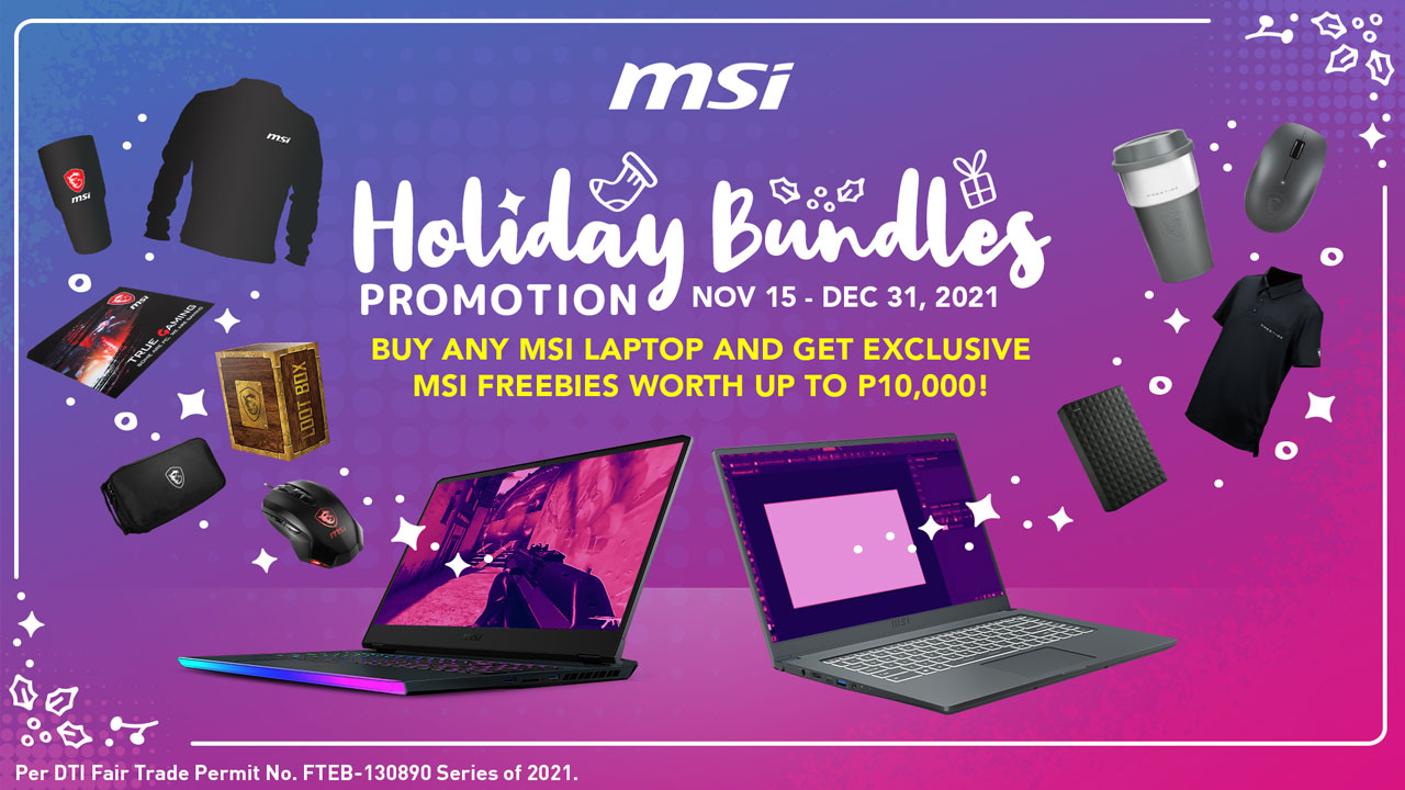 MSI Details 2021 Holiday Promotions