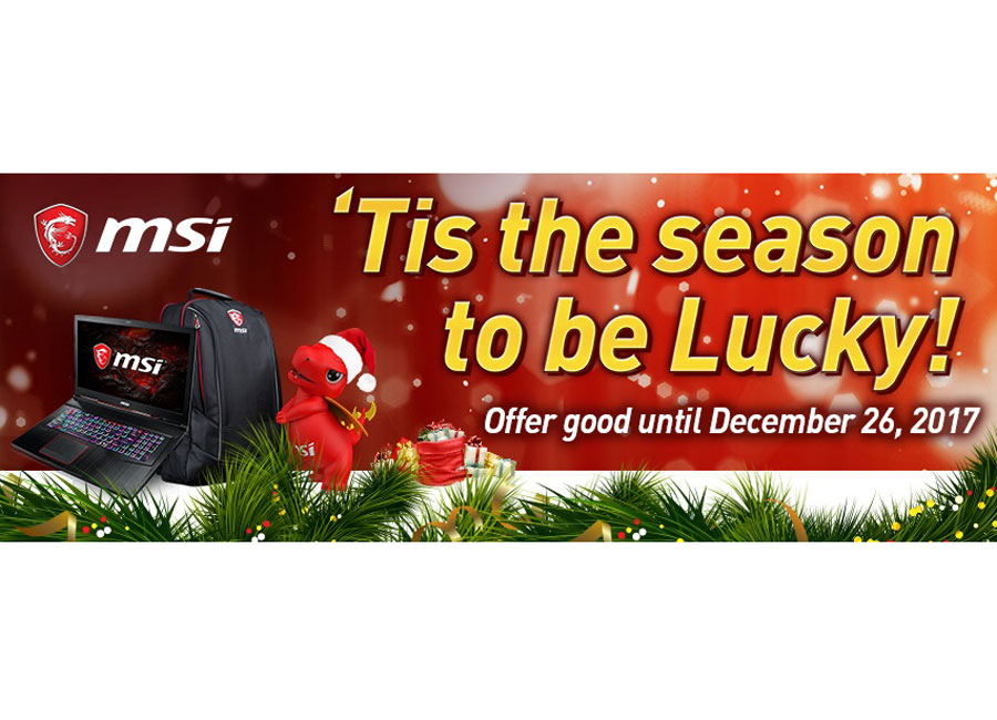 MSI Gaming Offers Discounts and Freebies this Christmas of 2017